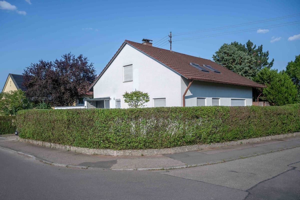 Dieselbe Hecke nach dem fachgerechten Formschnitt