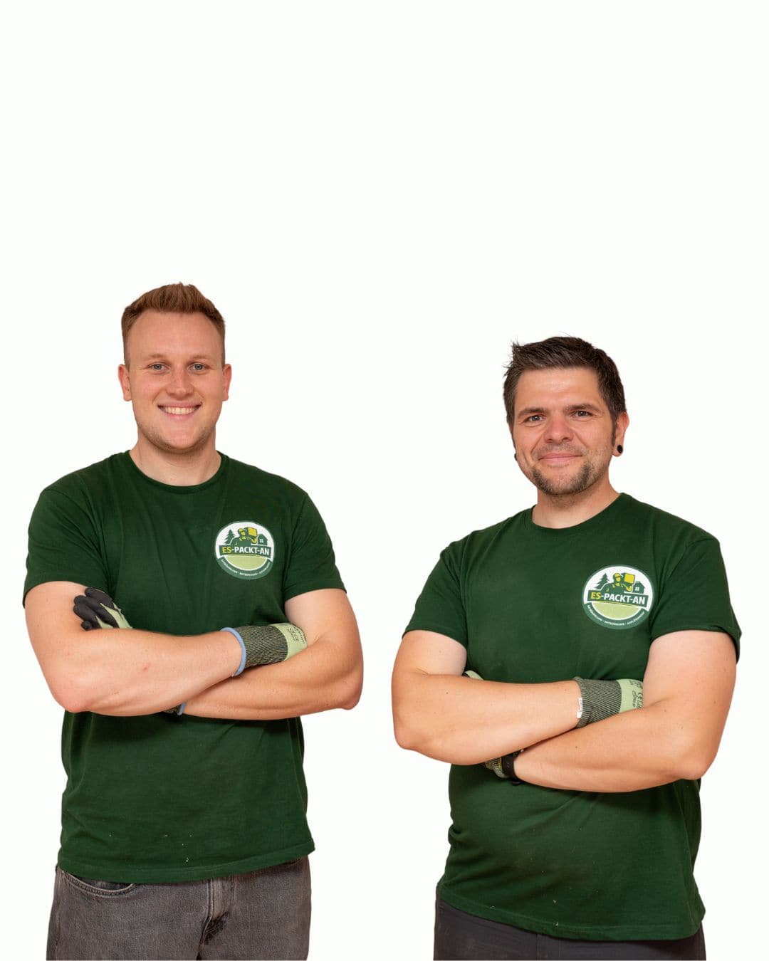 Marco und Theo von ES-PACKT-AN